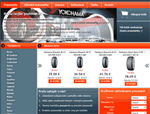 Tablet Screenshot of pneumatikylacne.sk